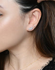 Inda Studs | Silver Clear