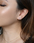 Inda Studs | Gold Pink