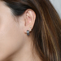 Jada Hoops | Indigo 14k Gold