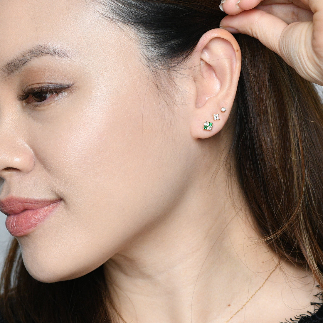 Baby Ketupat Studs | Gold