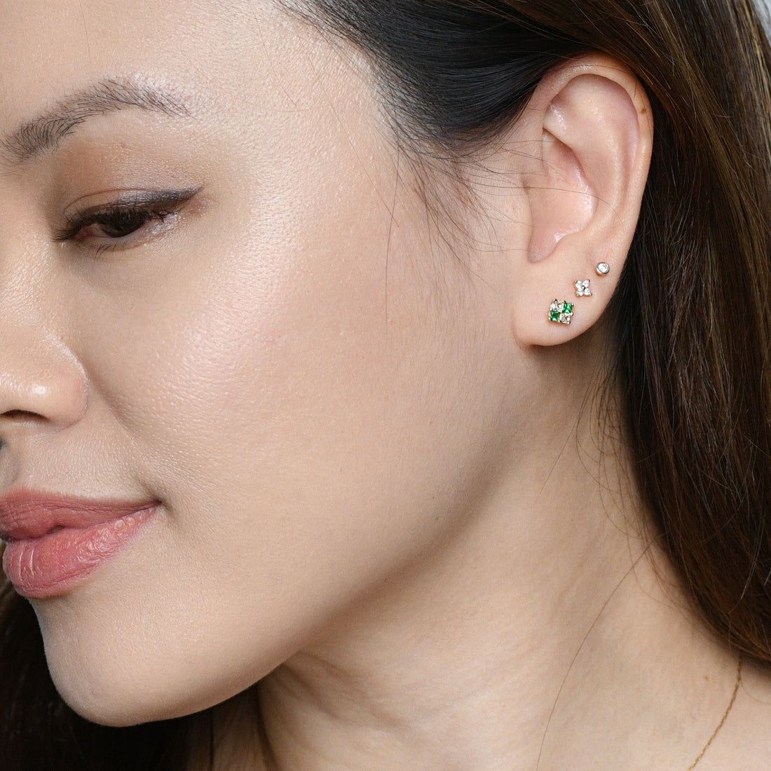 Baby Ketupat Studs | Gold