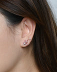Azalea Studs | Wildflower Rose Gold