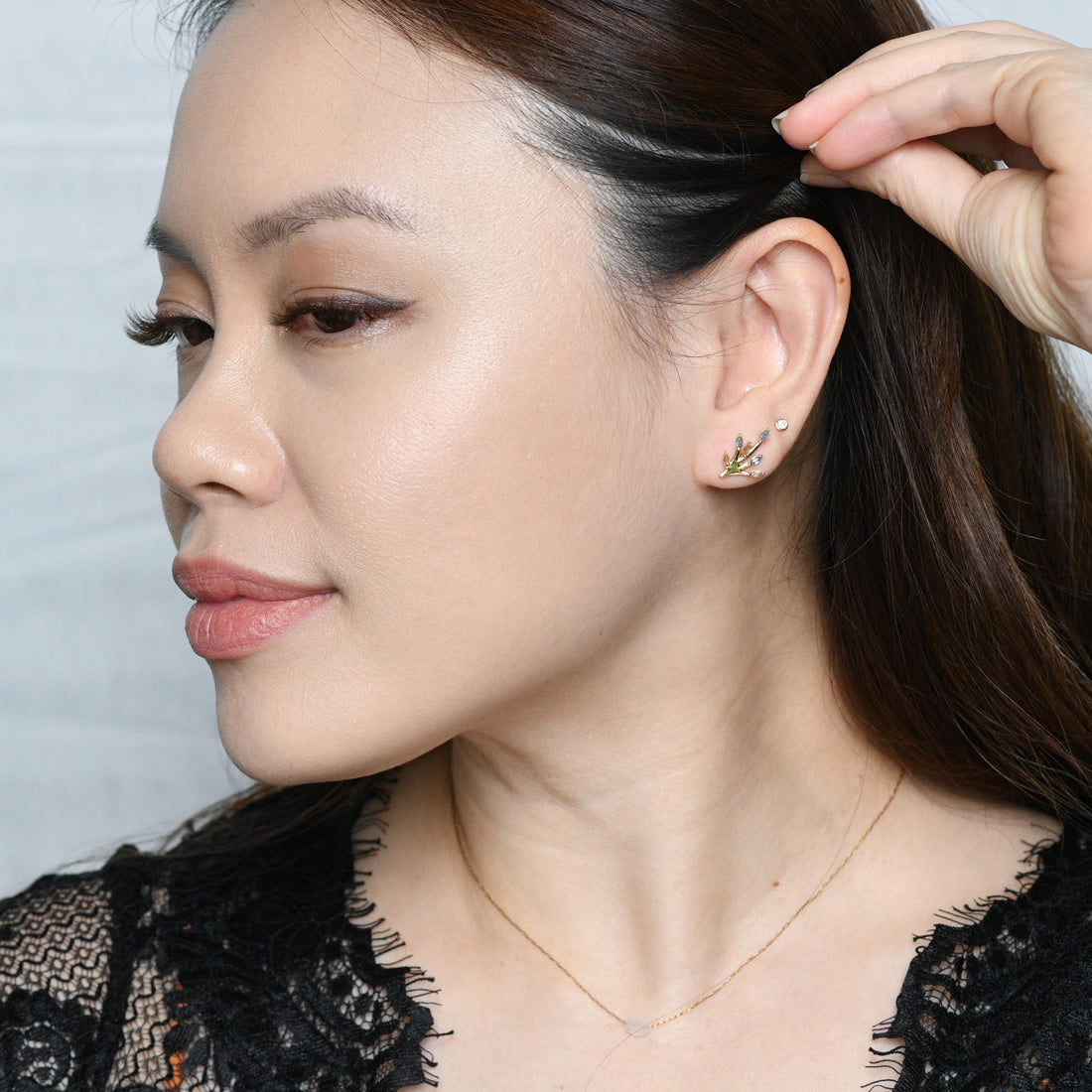 Azalea Studs | Nebula Gold