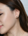 Azalea Studs | White Gold