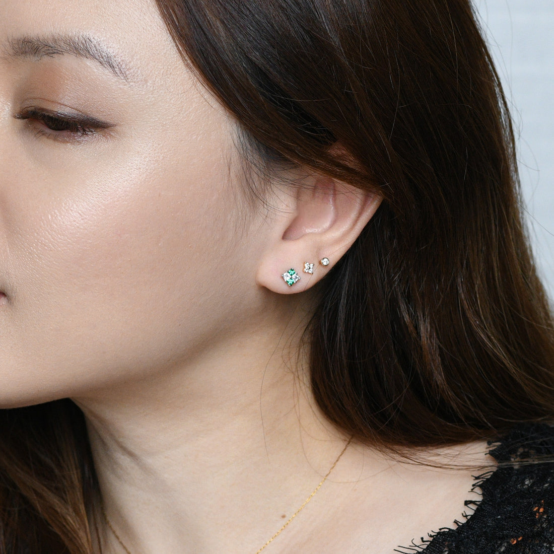 Baby Ketupat Studs | Silver