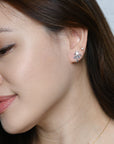 Azalea Studs | Nebula Silver