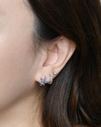Melur Hoops | Frost Silver