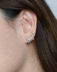 Melur Hoops | Frost Silver