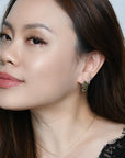 Nicole Hoops | Olive Silver
