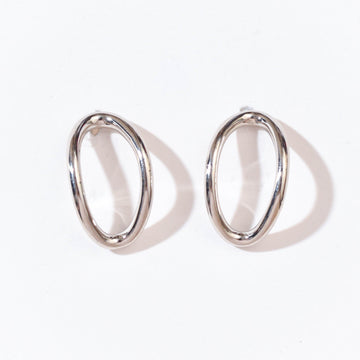 Aiko Hollow Studs | Silver
