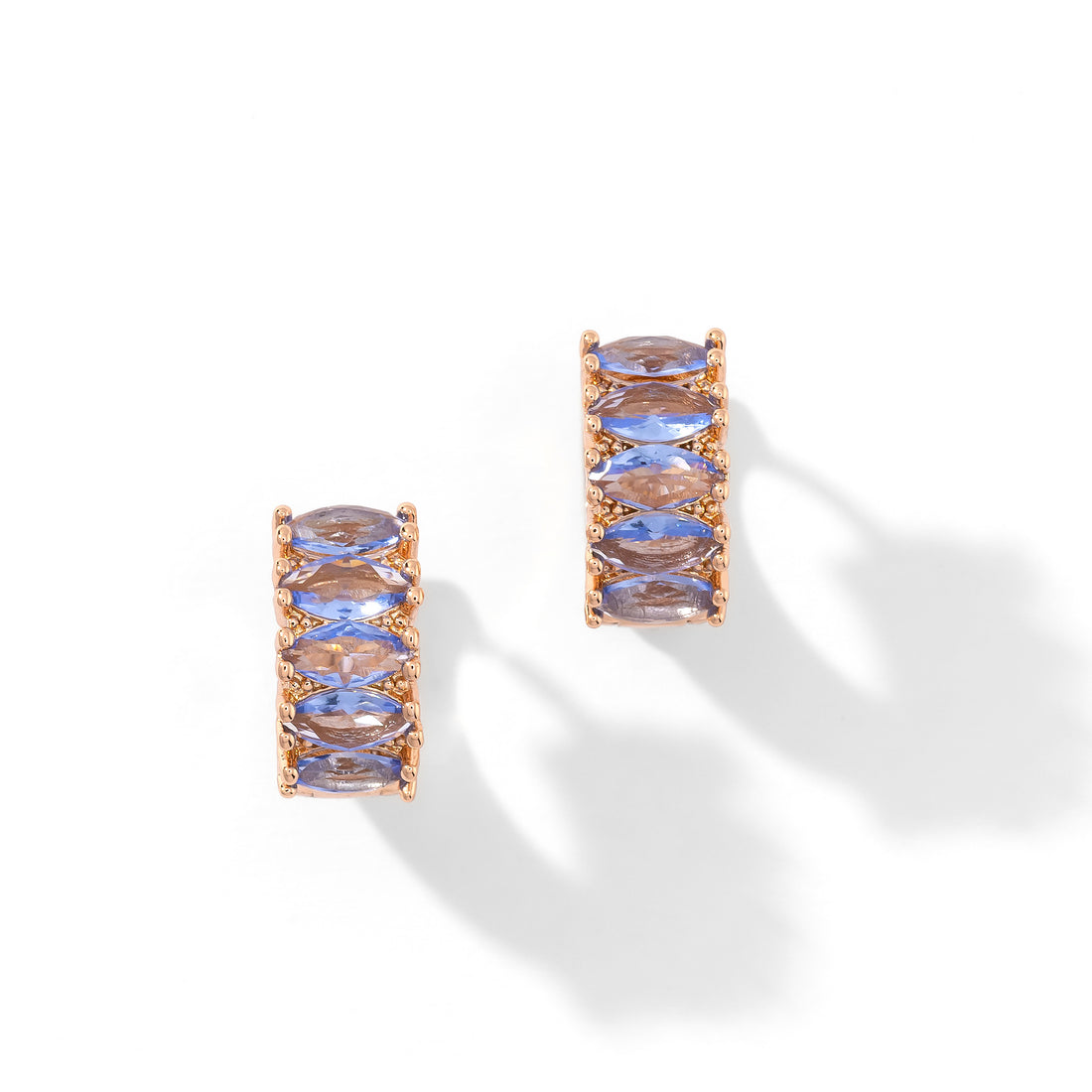 Jada Hoops | Frost Rose Gold
