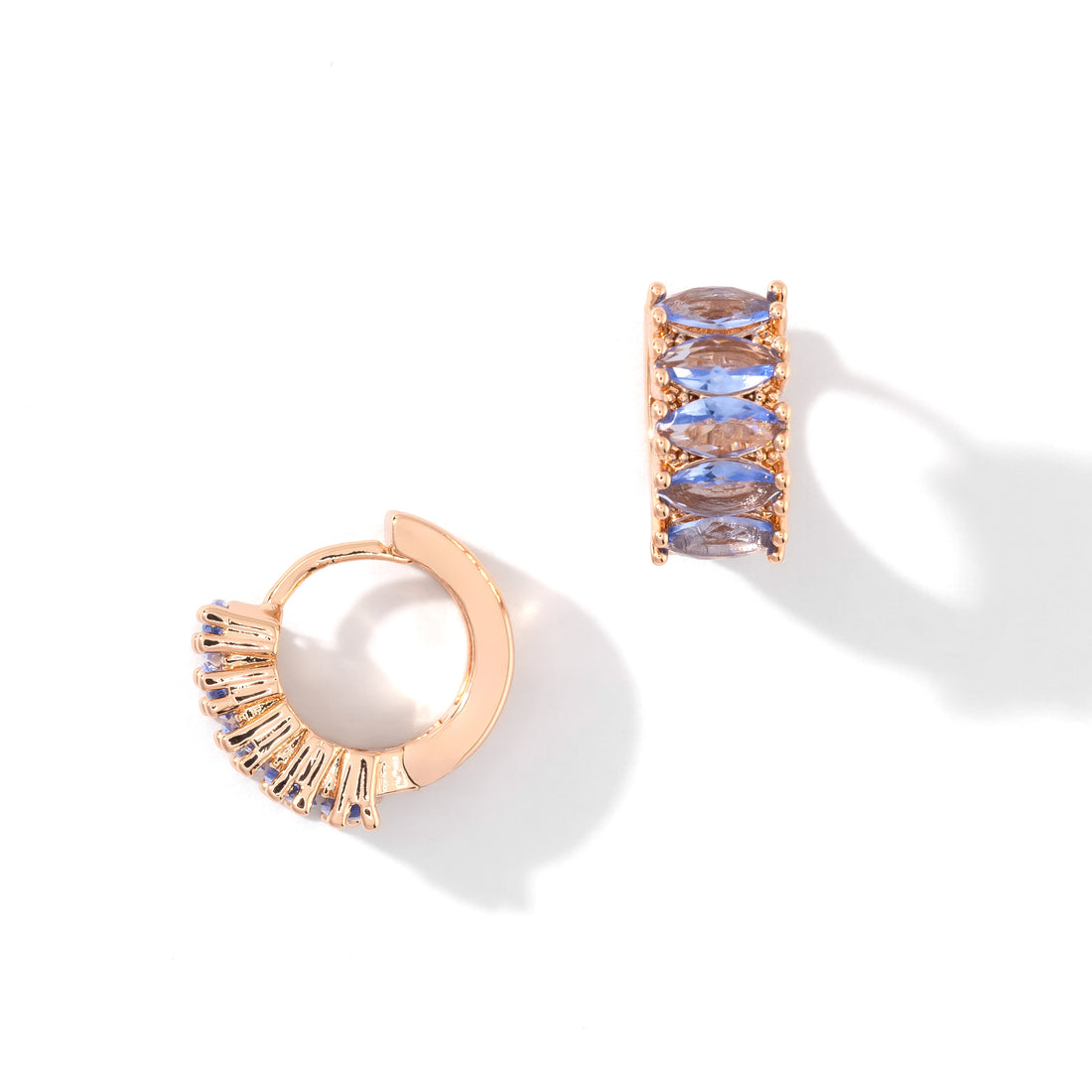 Jada Hoops | Frost Rose Gold