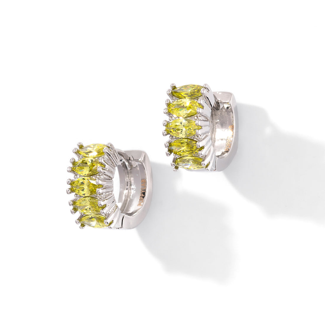 Jada Hoops | Lima Verde Silver