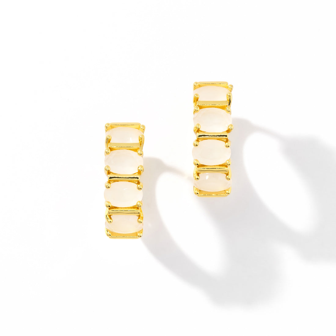Nicole Hoops | Porcelain Gold