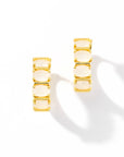Nicole Hoops | Porcelain Gold