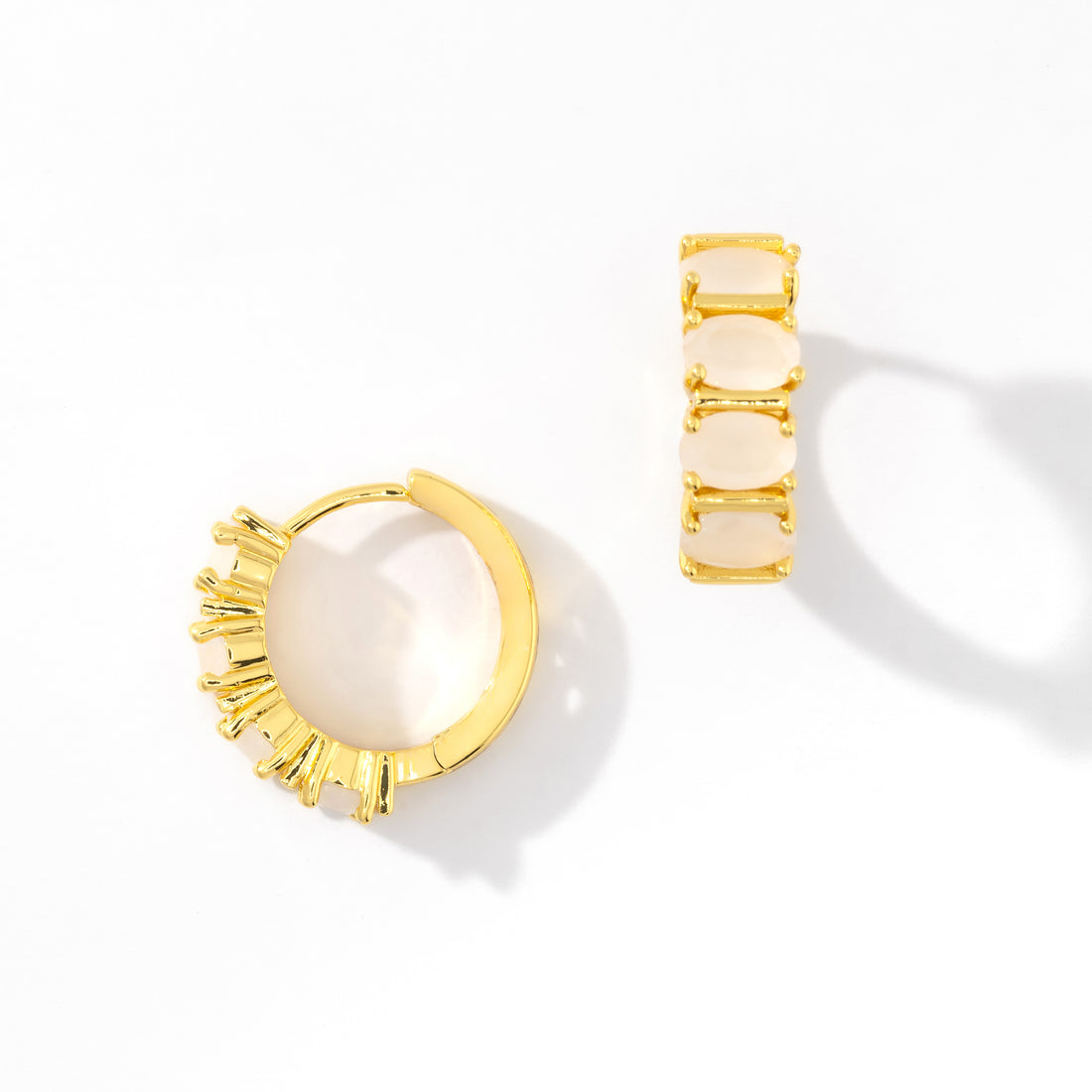 Nicole Hoops | Porcelain Gold