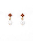 Mini Noemi Pearl Dangles | Gold