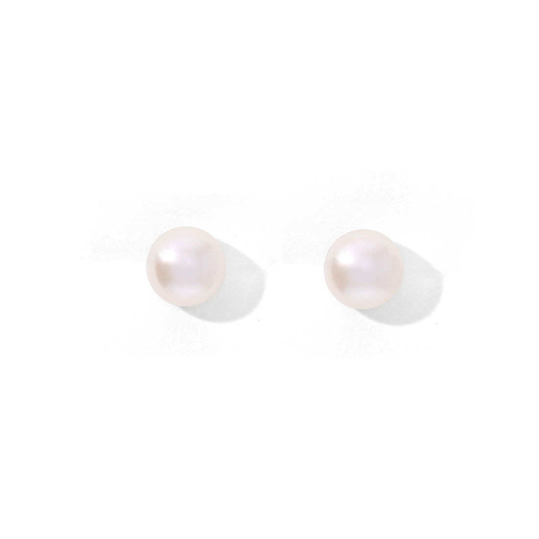 Odessa Pearl Studs | White Pearl