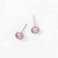 Odessa Pearl Studs | Pink Pearl