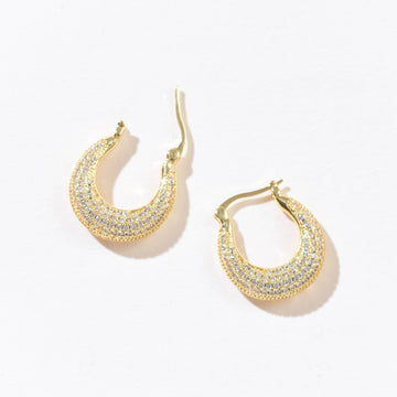 Aaliyah Pave Hoops