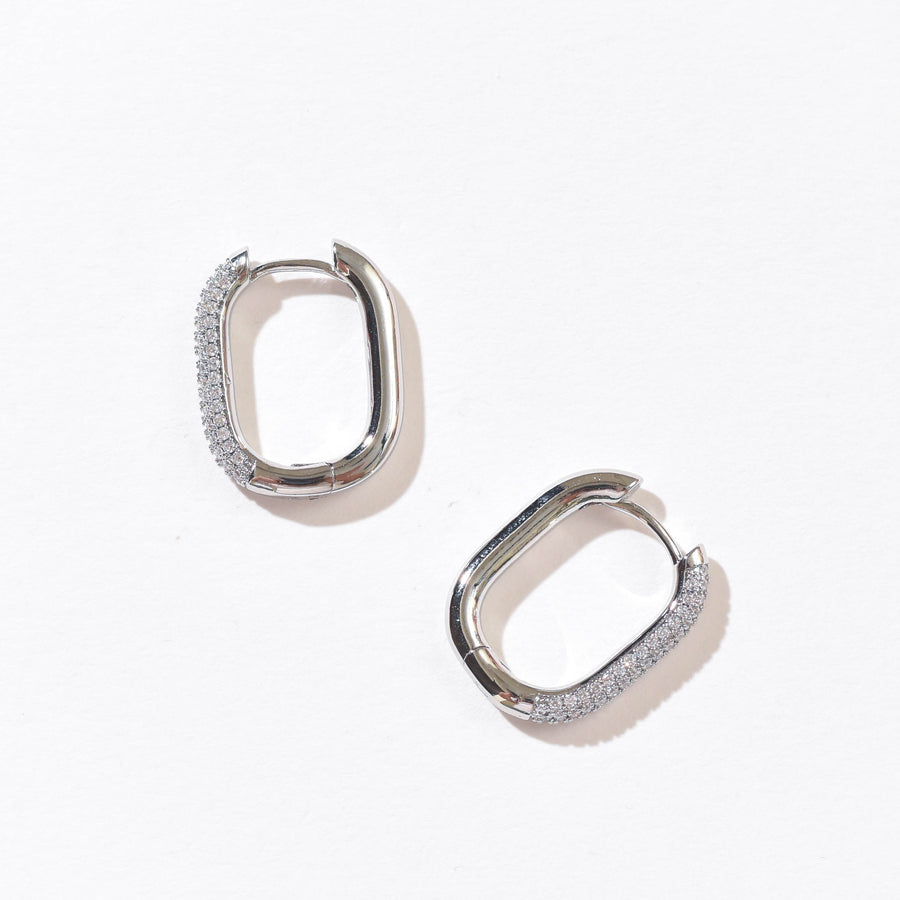 Maya Hoops | Silver