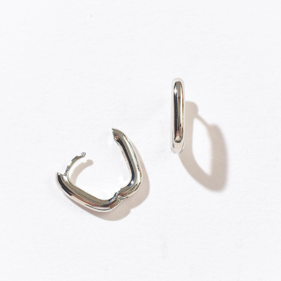 Zera Hoops | Silver
