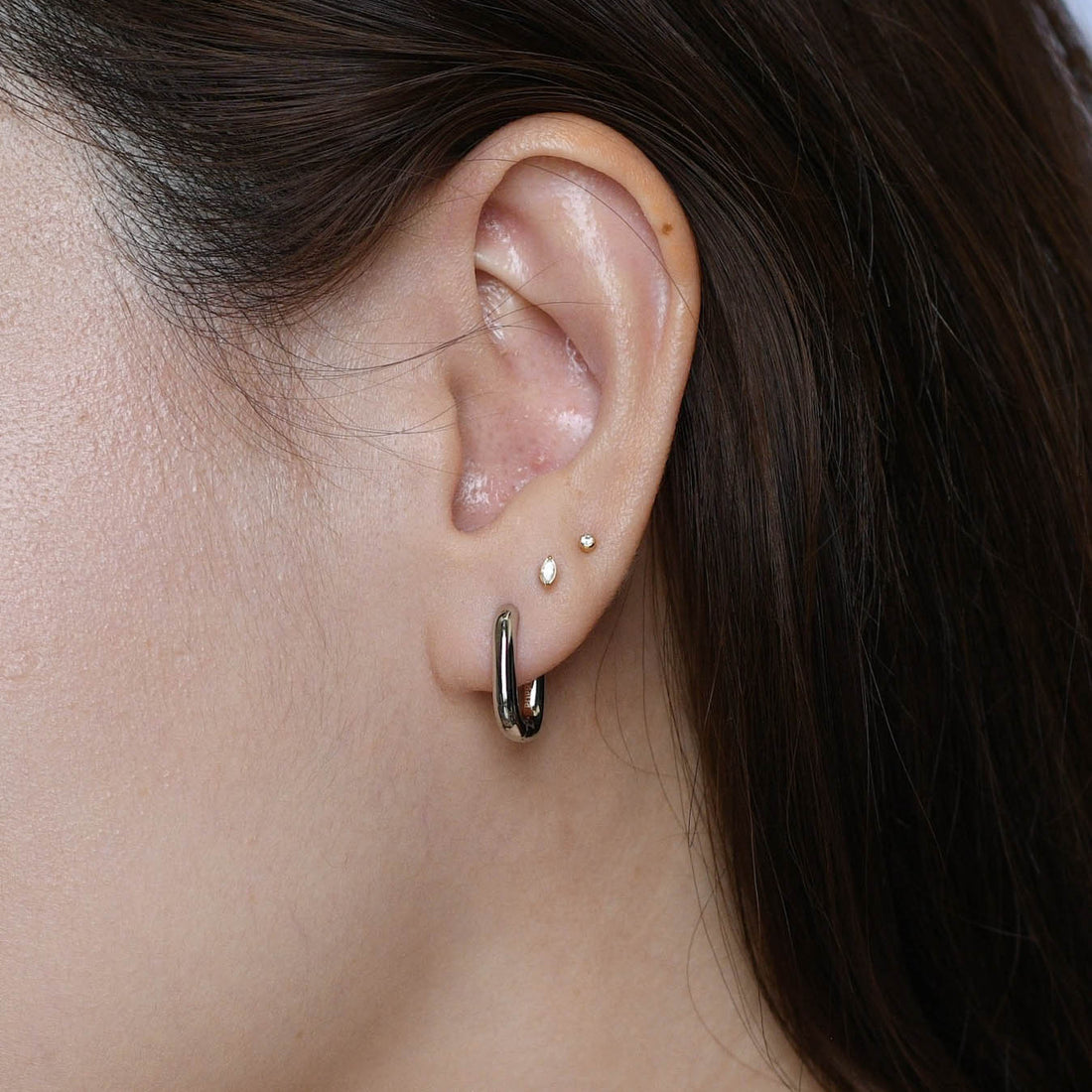Zera Hoops | Silver