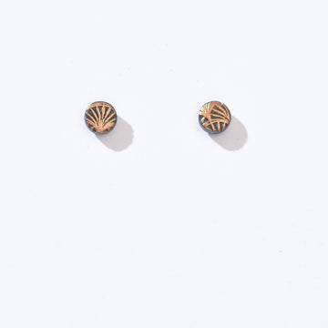 Songket Mini Round Studs