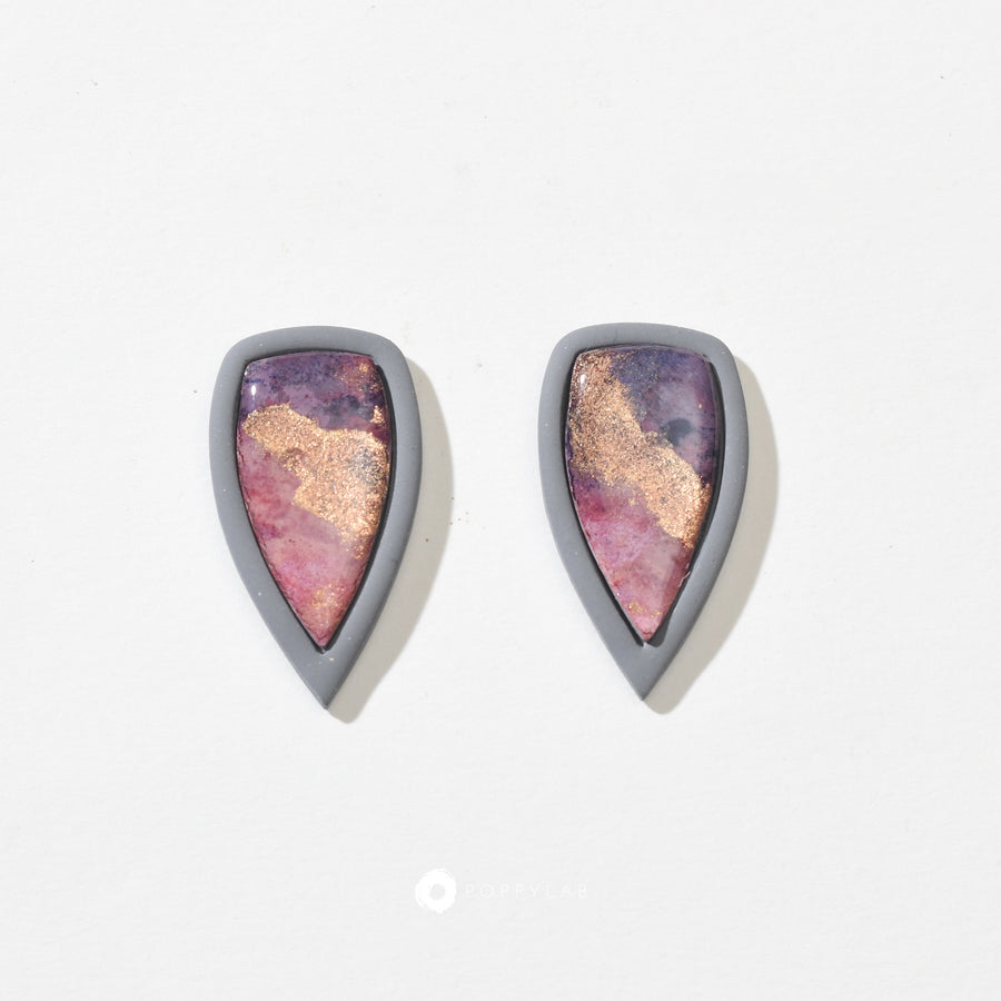 Violet Eclipse Dagger Studs
