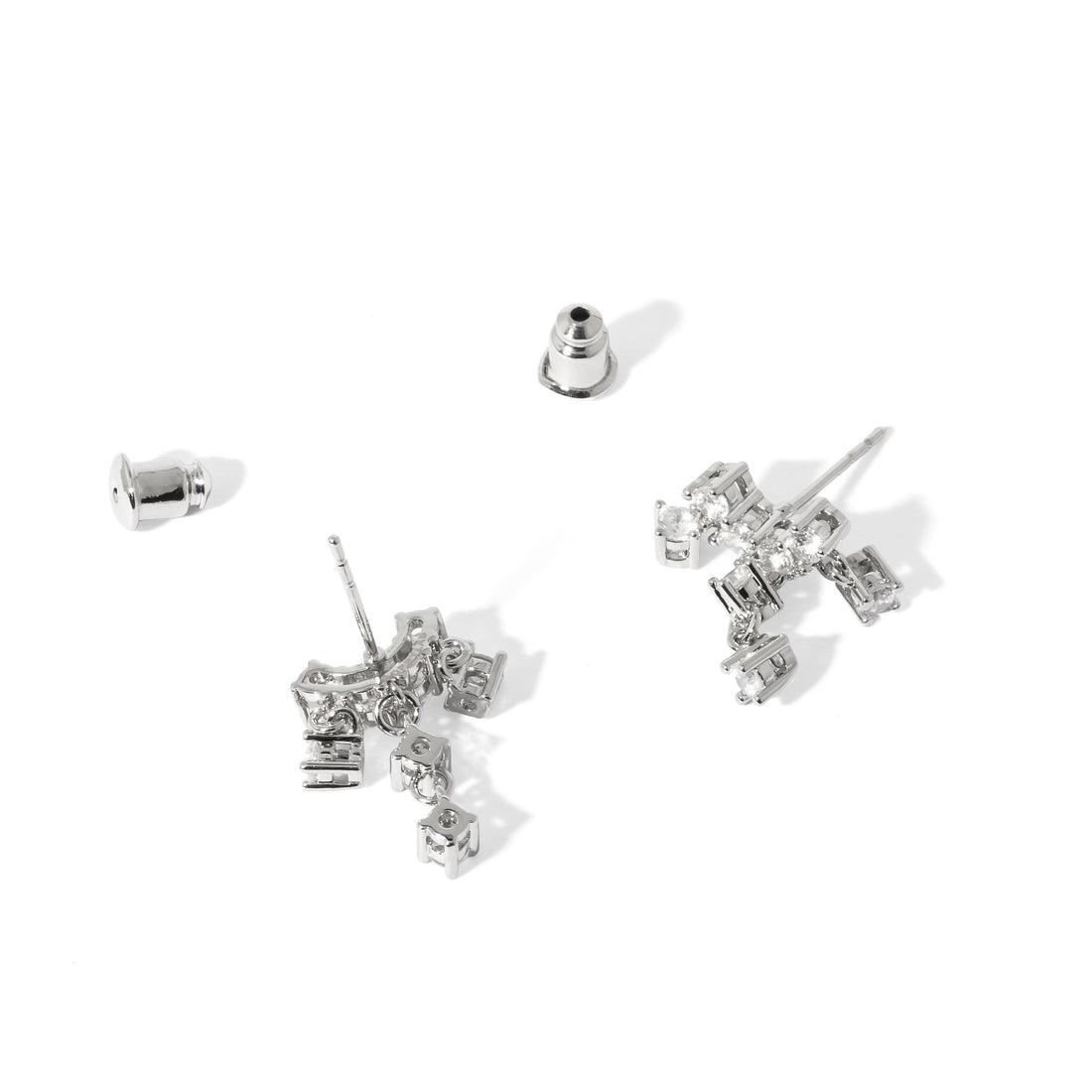 Rianna Waterfall Studs | Silver