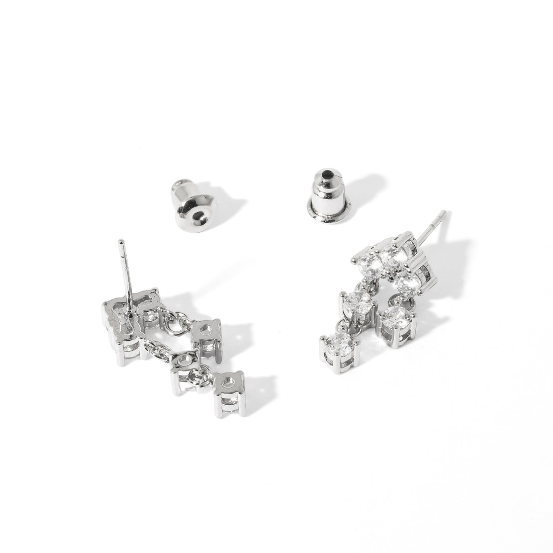 Eileen Cascade Dangles | Silver