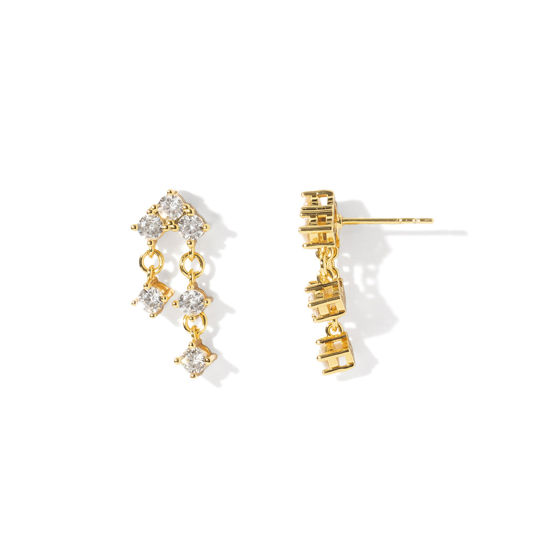 Eileen Cascade Dangles | Gold