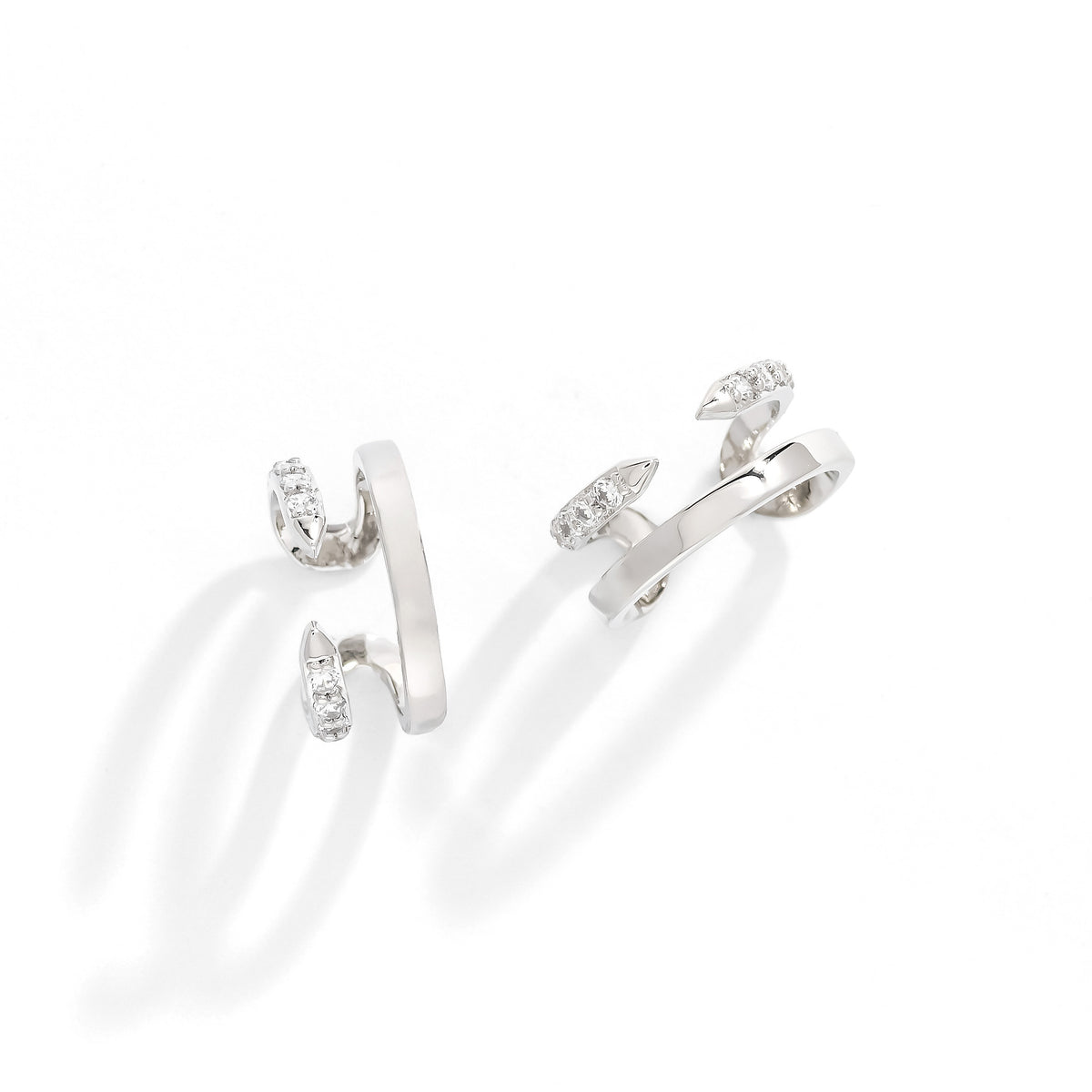 Eva Ear Cuffs | Silver