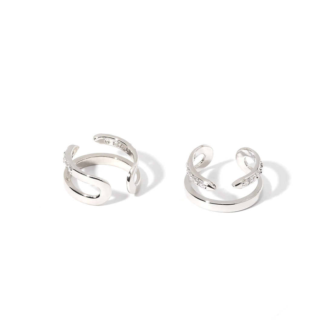 Eva Ear Cuffs | Silver