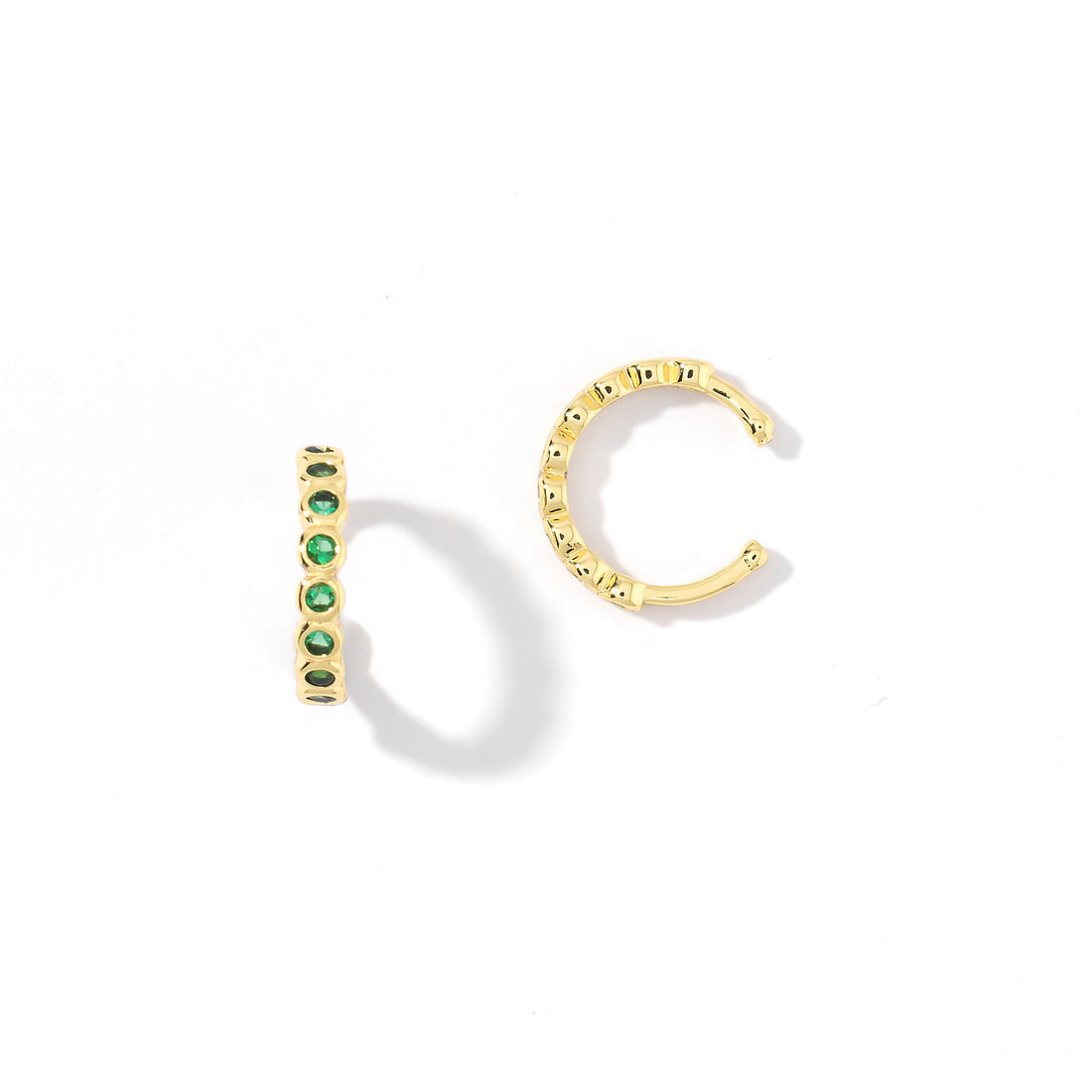 Pippa Cuffs | Emerald Gold