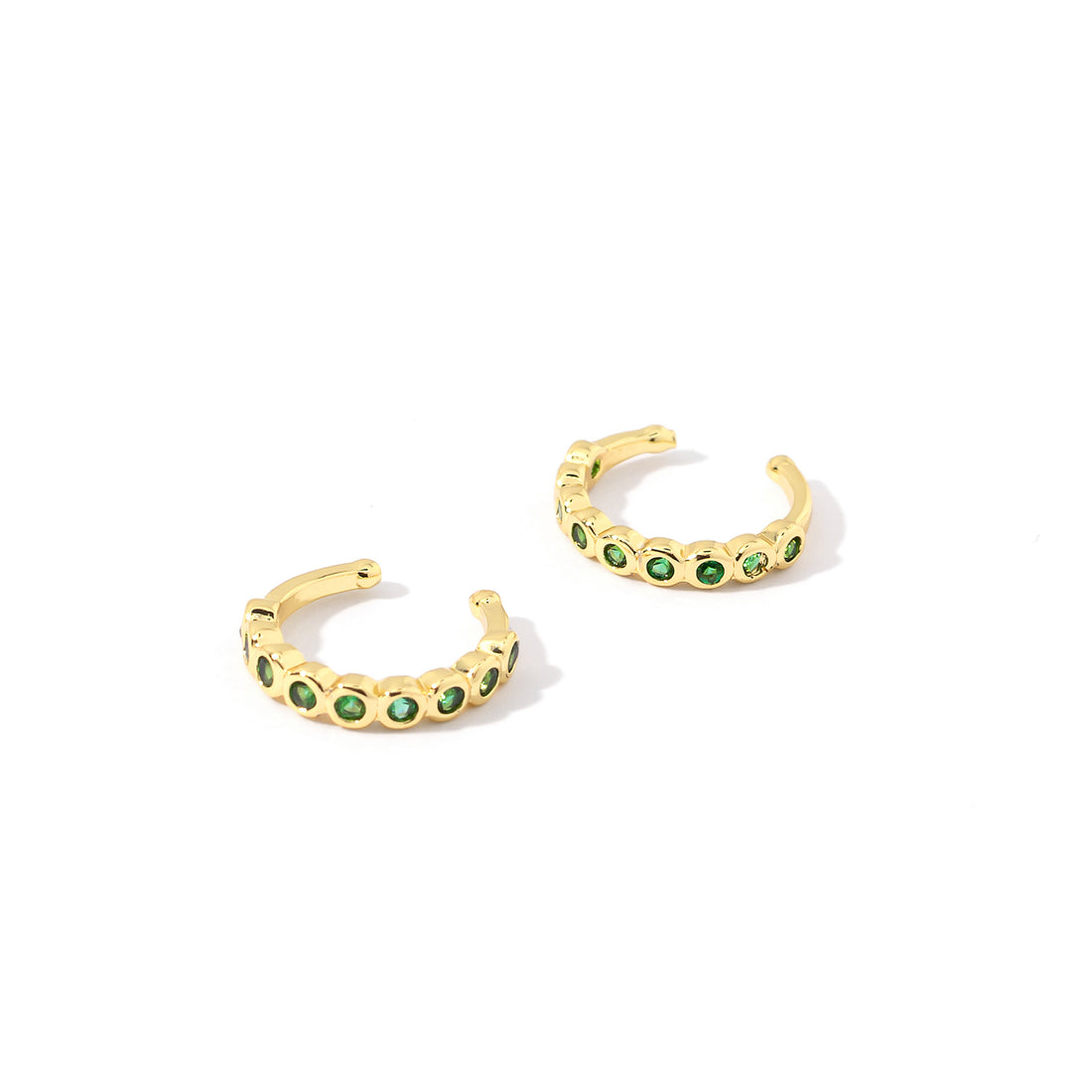 Pippa Cuffs | Emerald Gold