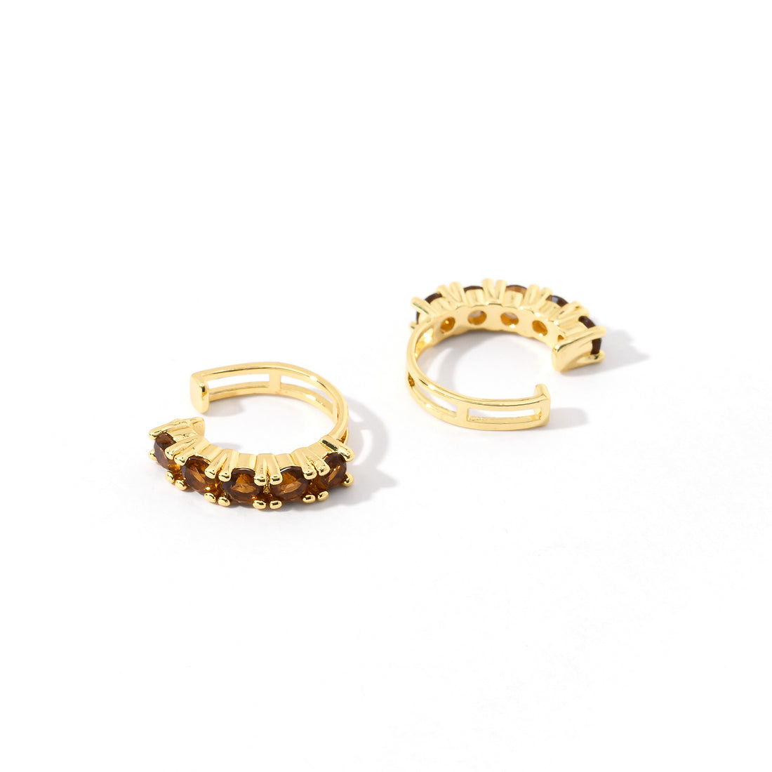 Kelly Cuffs | Manhattan Brown Gold
