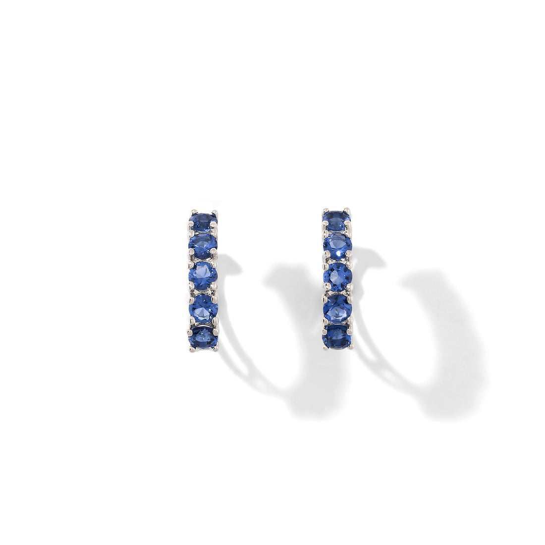 Kelly Cuffs | Sapphire Silver