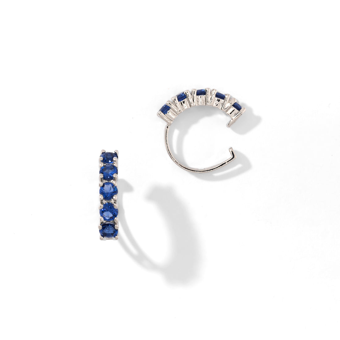 Kelly Cuffs | Sapphire Silver