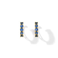 Kelly Cuffs | Sapphire Gold
