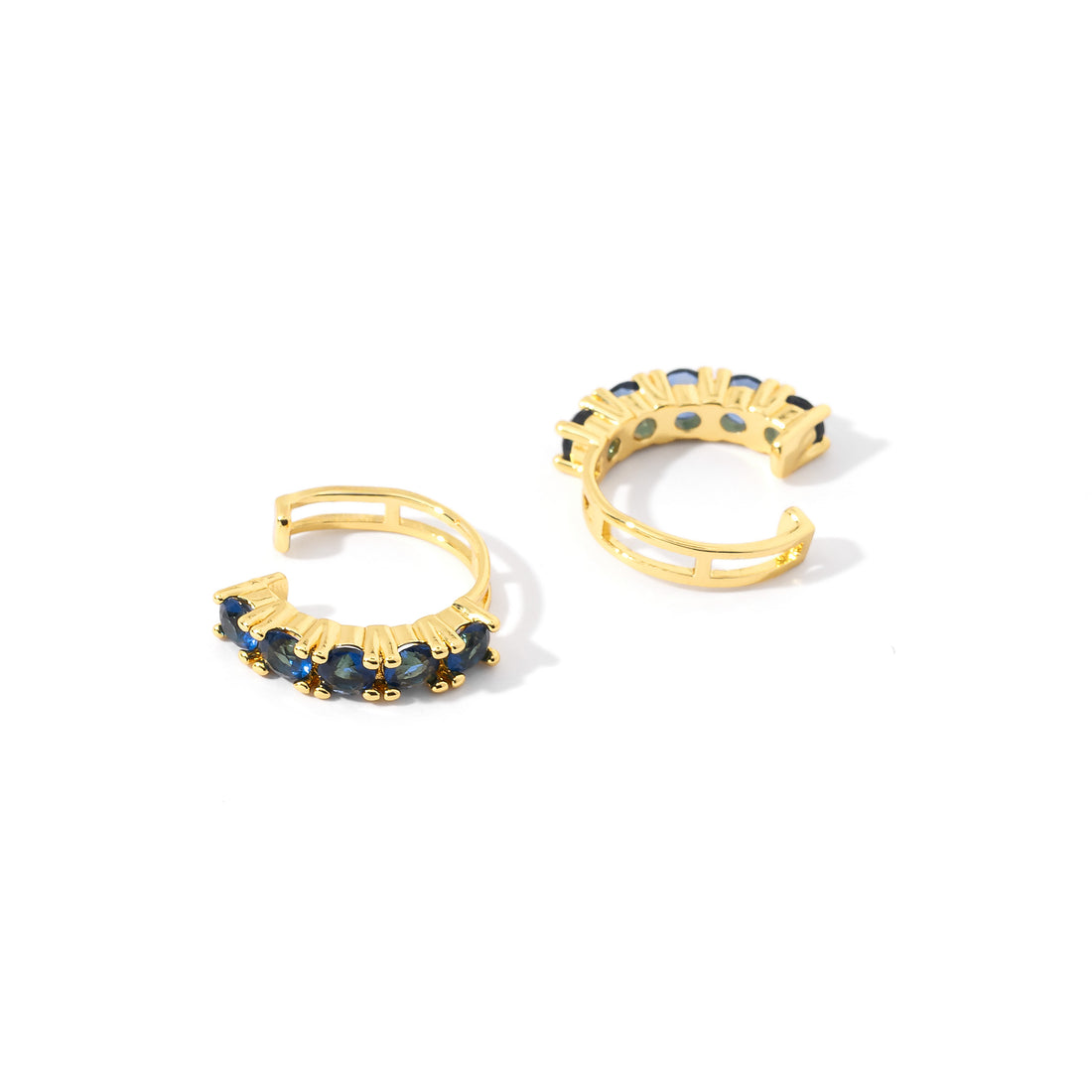 Kelly Cuffs | Sapphire Gold