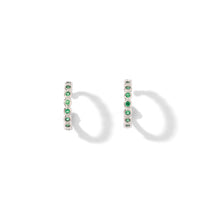 Pippa Cuffs | Emerald Silver