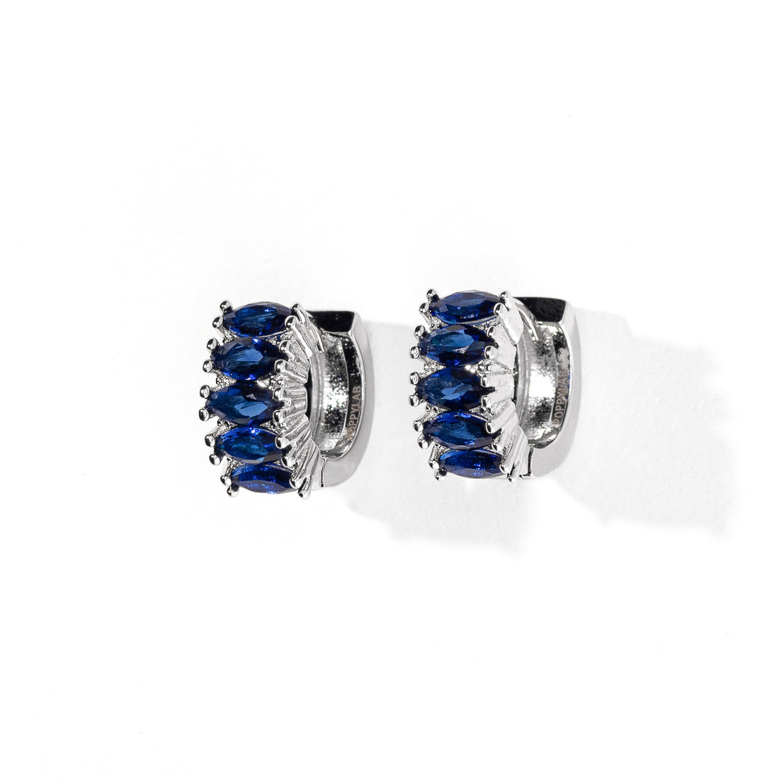 Jada Hoops | Sapphire Silver