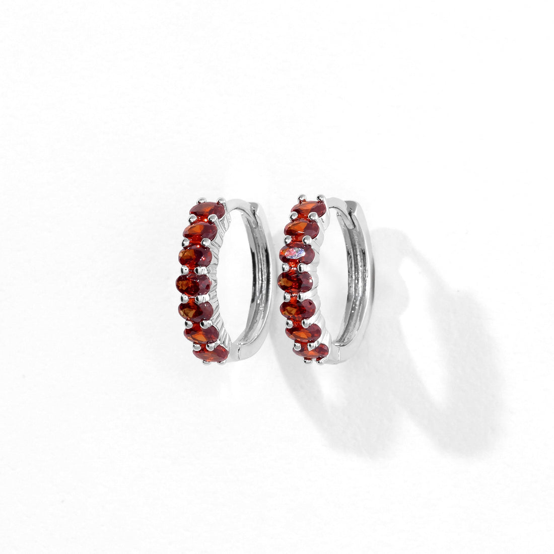 Aomi Hoops | Mahogany Silver