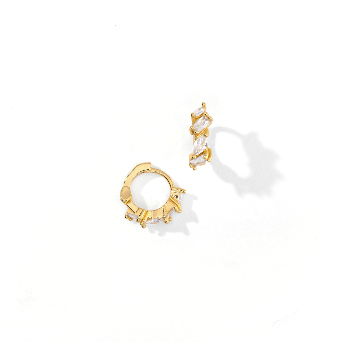 Tira Huggies | Clear Gold