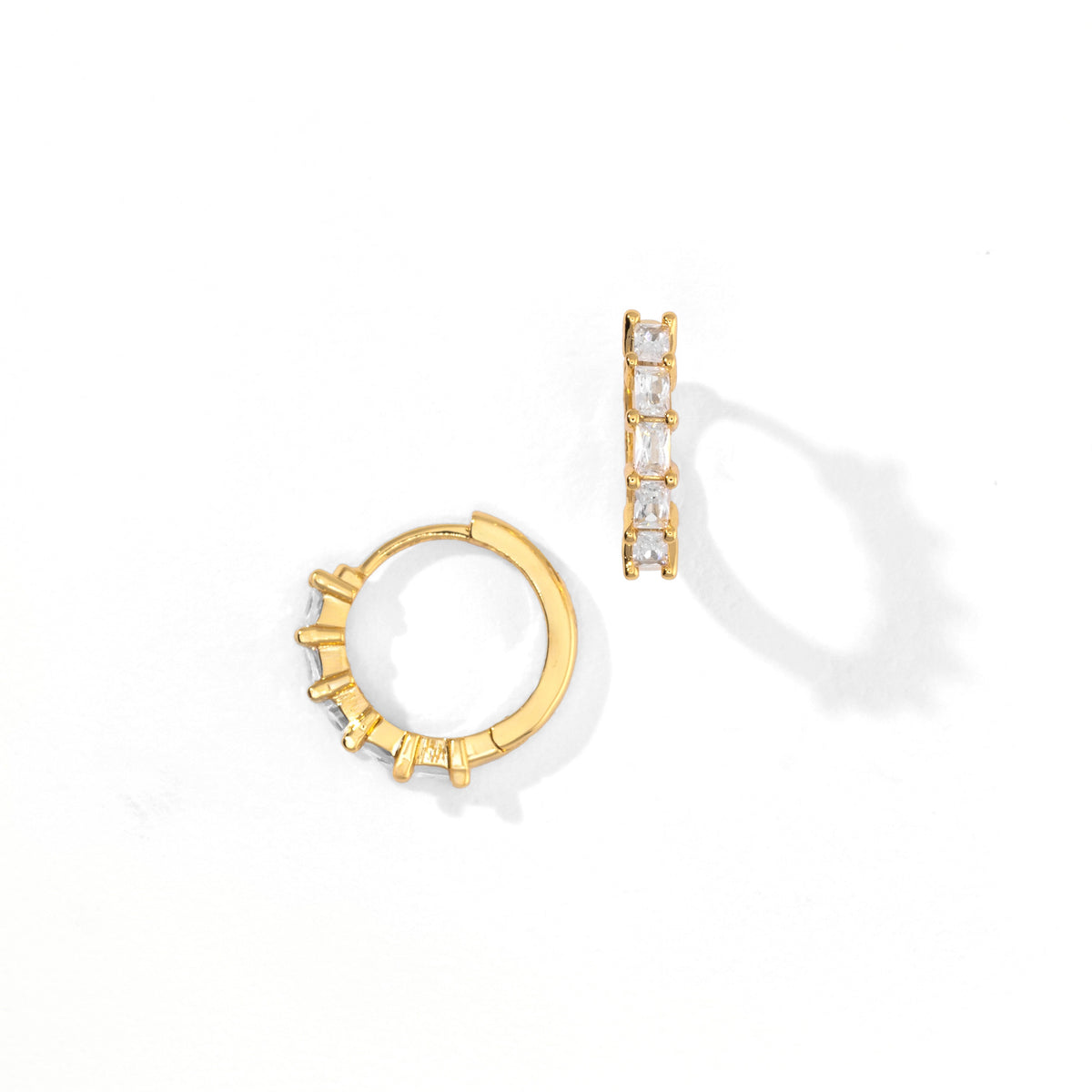 Esan Hoops | Clear Gold