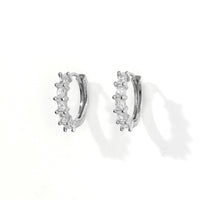 Esan Hoops | Clear Silver
