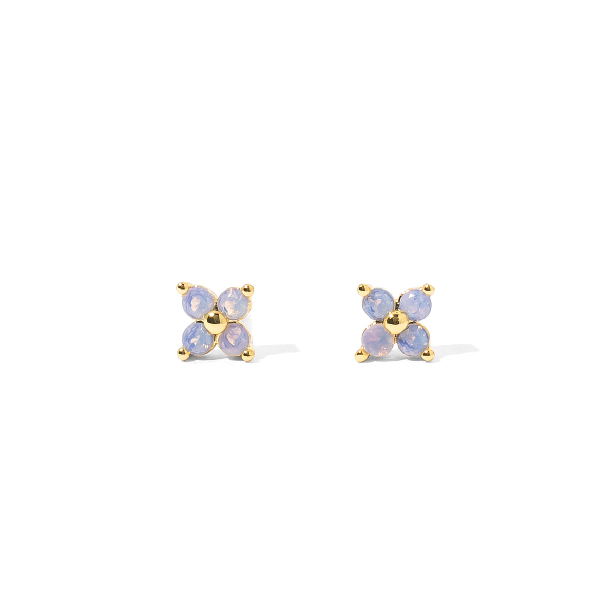 Orkid Studs | Opal Gold