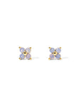 Orkid Studs | Opal Gold