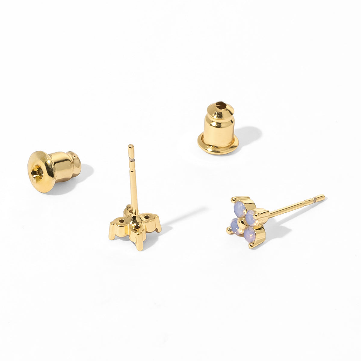 Orkid Studs | Opal Gold
